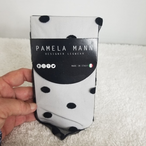 Pamela Mann Accessories - Pamela Mann Tulle Polka Dot socks